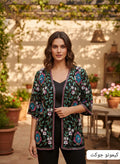 Midnight Garden Embroidered Jacket