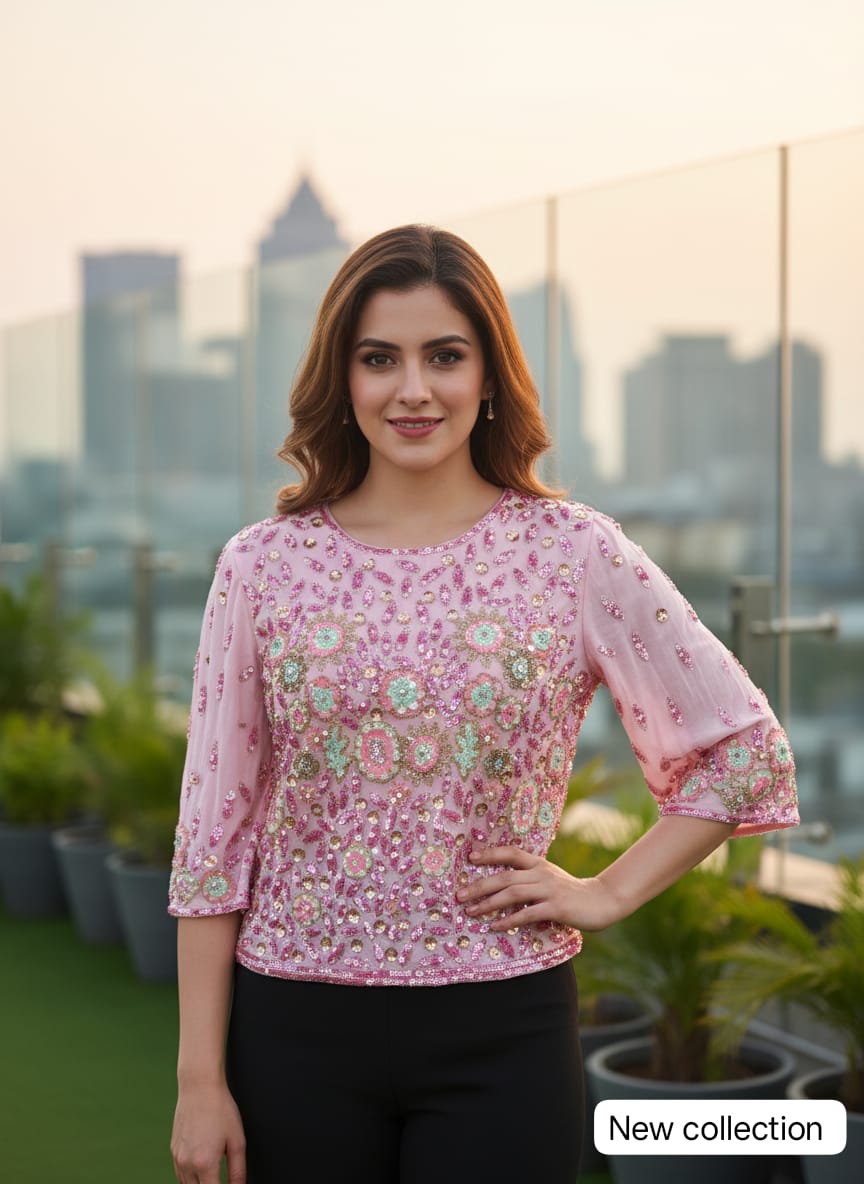 Rosé Radiance Top