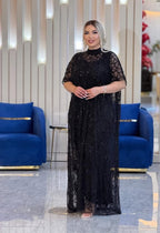 Midnight Elegance Couture Gown