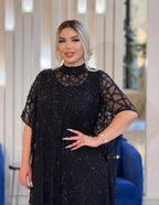 Midnight Elegance Couture Gown